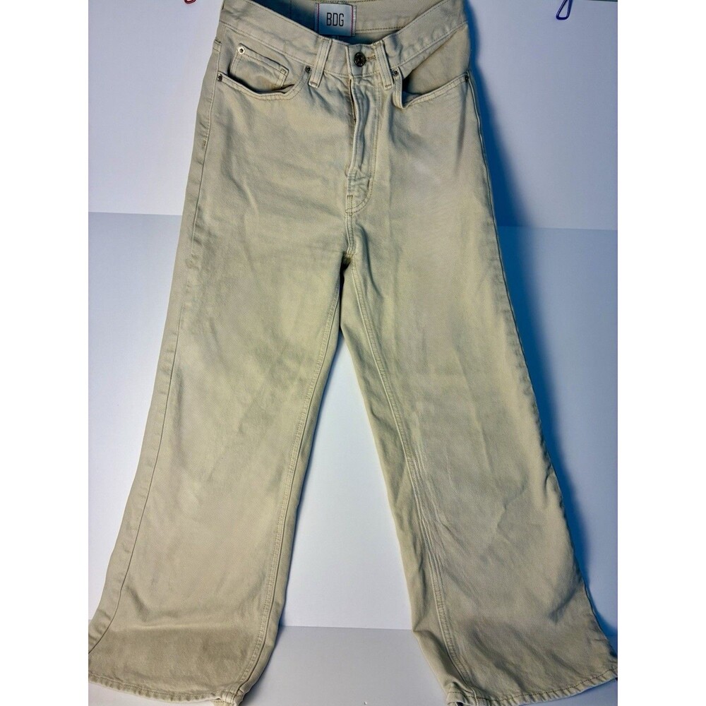 Urban Outfitters BDG Neutral Cotton High Rise Wide Leg Pants Women’s Size 27